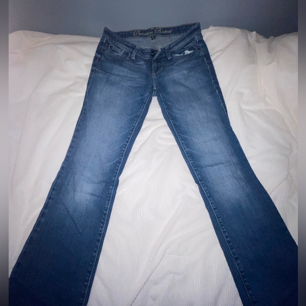 women’s 2000s low rise bootcut jeans